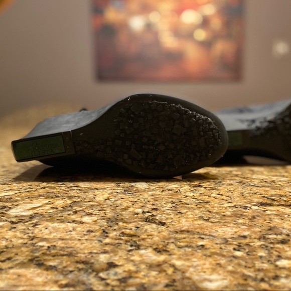 El Naturalista Wedge Boots With Spats and Awesome Lime Green Liners! - Picture 12 of 14